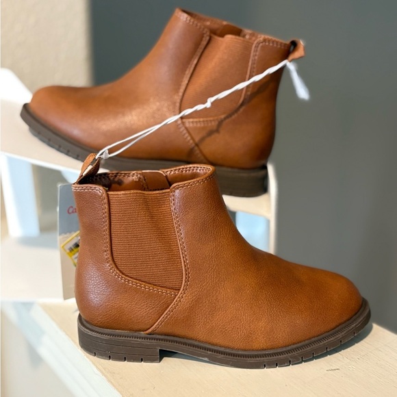 Cat & Jack Other - Cat & Jack Toddler Girls Arlo Zipper Shearling Style Boots ARLO Size 8